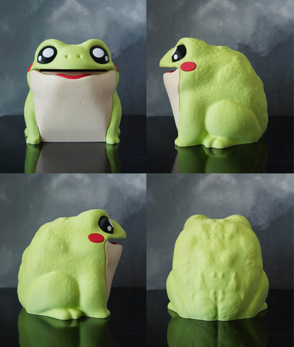 Playful Frog-Shaped Toilet Paper Holder