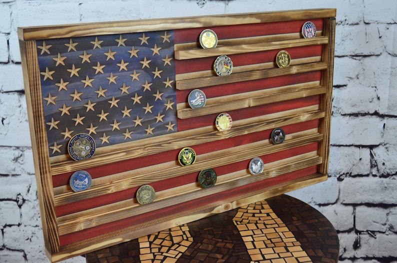 Challenge Coin Display Rack Holder