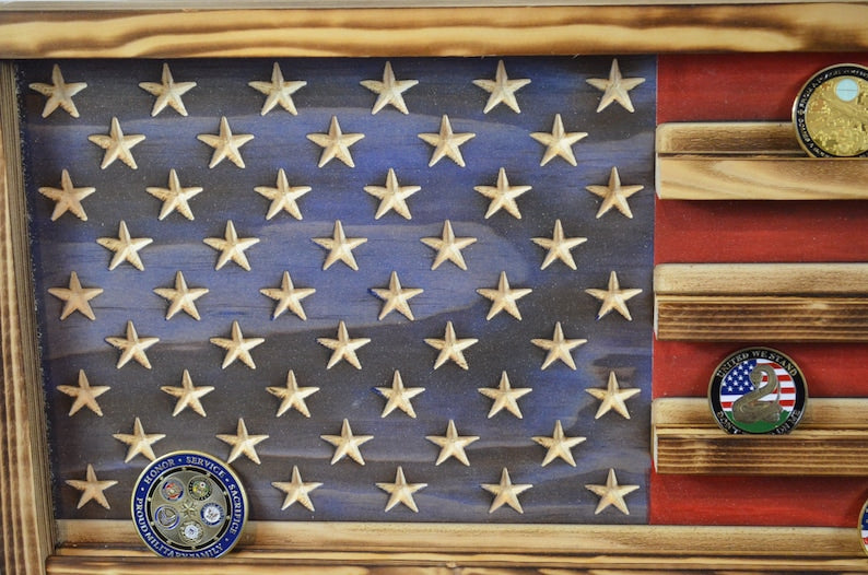 Challenge Coin Display Rack Holder