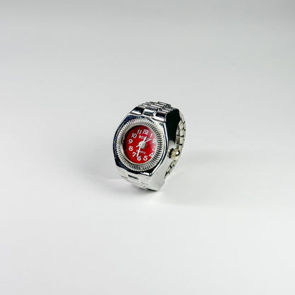 Vintage Ring Watch with Elastic Band