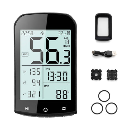 🚴 GPS Bike Computer | 2.9" Display · Multi-Metric Tracking · 35H Battery Life 🔋