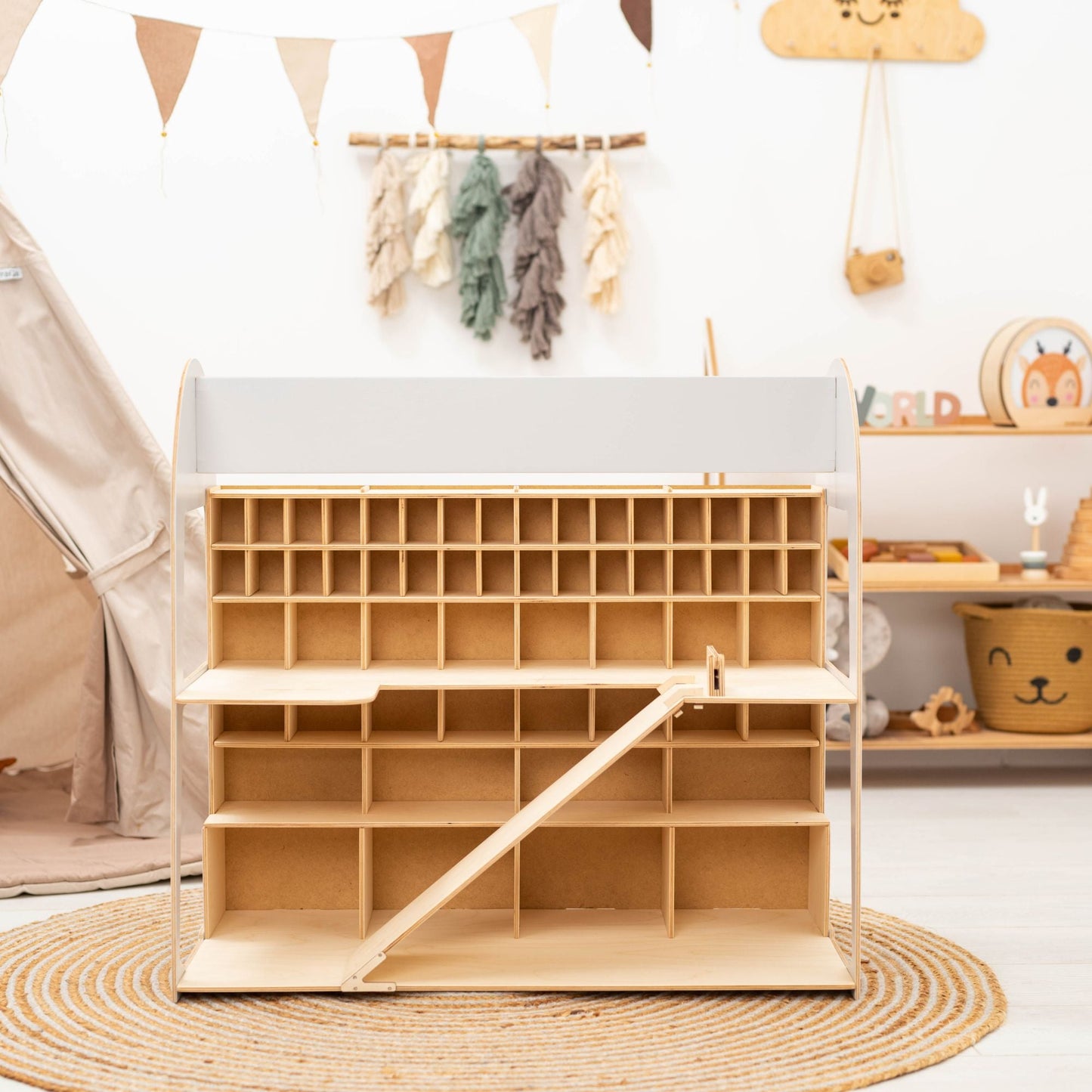 🚙🎁 Multifunctional Toy Car Garage Organizer