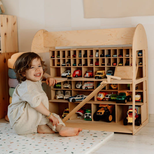 🚙🎁 Multifunctional Toy Car Garage Organizer